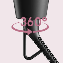 KIPOZI Professional Curling Iron 5-in-1 Hair Tools Instant Heating Electric Curling Iron Hot Air Brush Ceramic Barrels for Woman