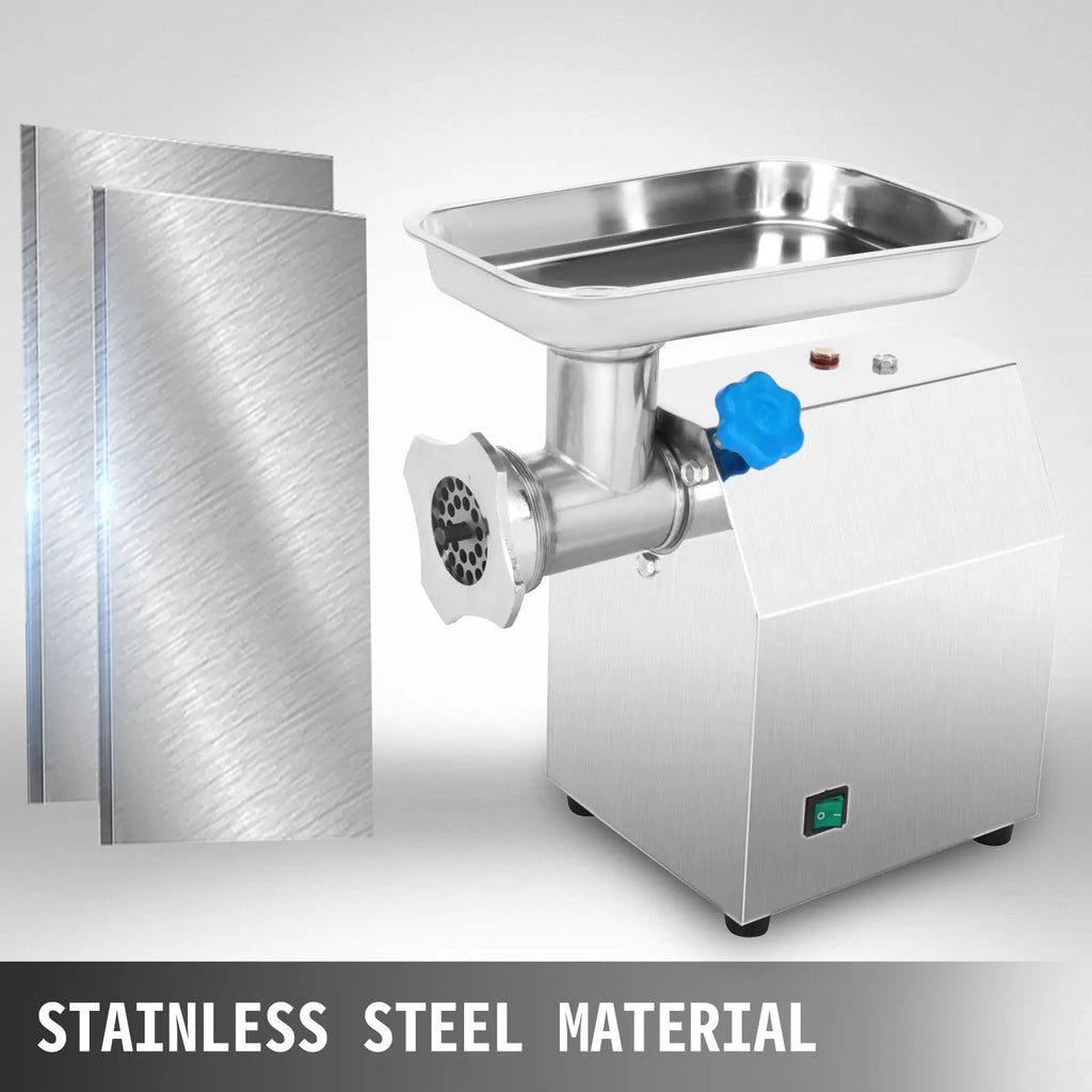 SucceBuy 250Kg/H Electric Meat Mincer Grinder Commercial Kitchen Chopper Food Processor Sausage Maker Machine Home Appliance