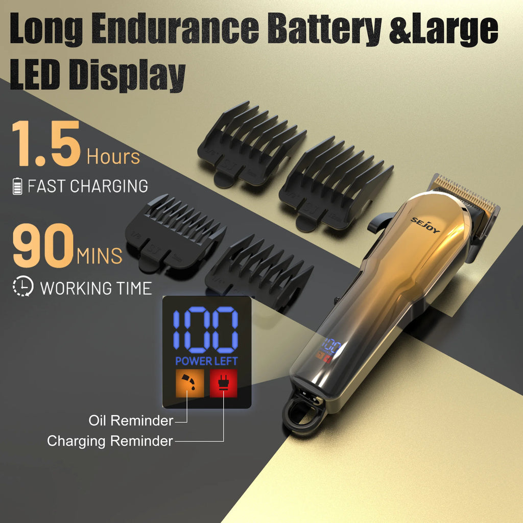SEJOY Electric Shaver for Men,Hair Trimmer,Nose Hair Scissors,Facial Cleanser, Facial Massager Rechargeable Shaving Machine