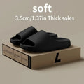 1Pair Coconut Slippers Feel like Stepping on Shit Thick-soled Sandals Summer New Non-slip Wearing Sandals